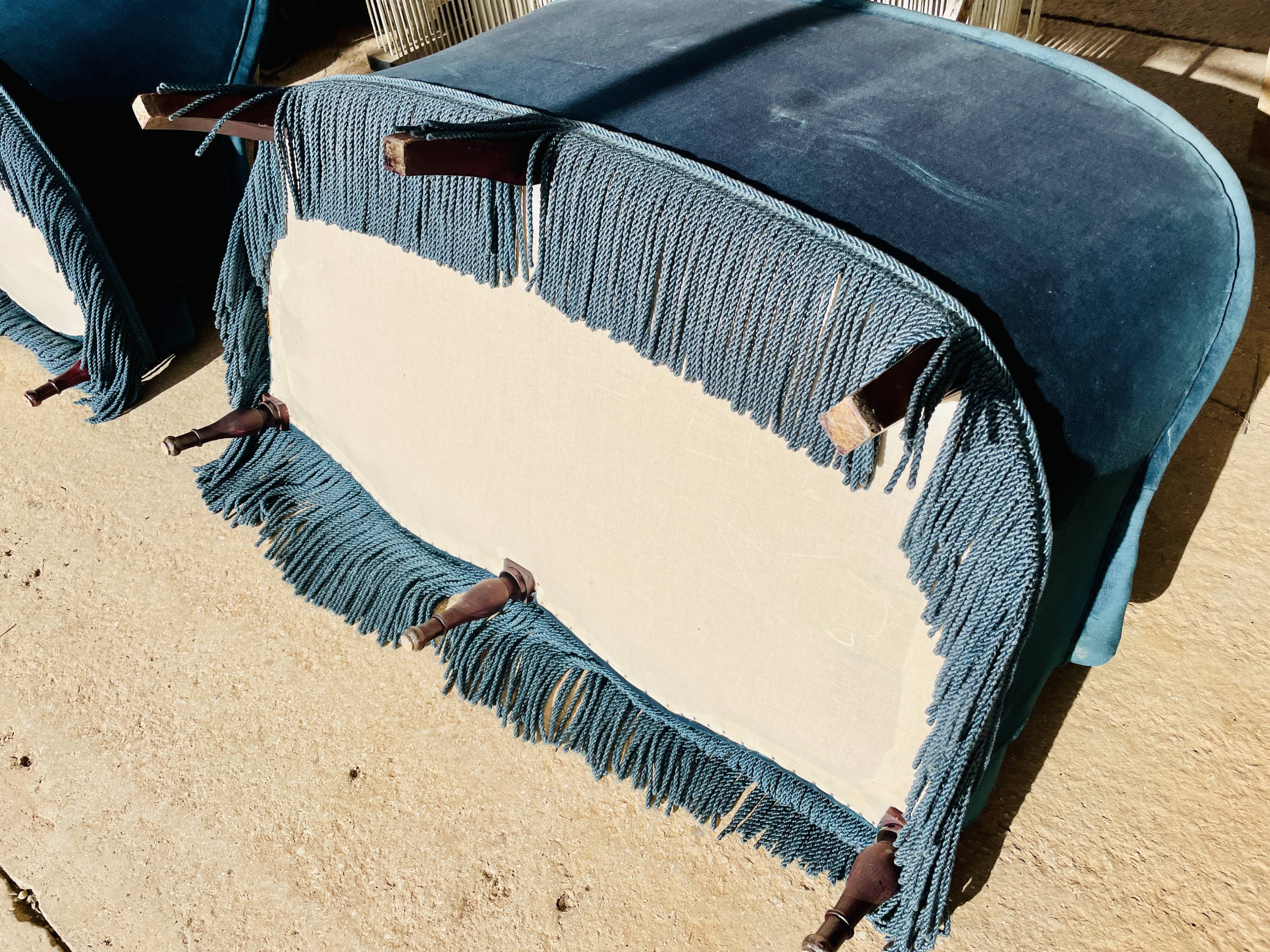 Bench and toad armchair