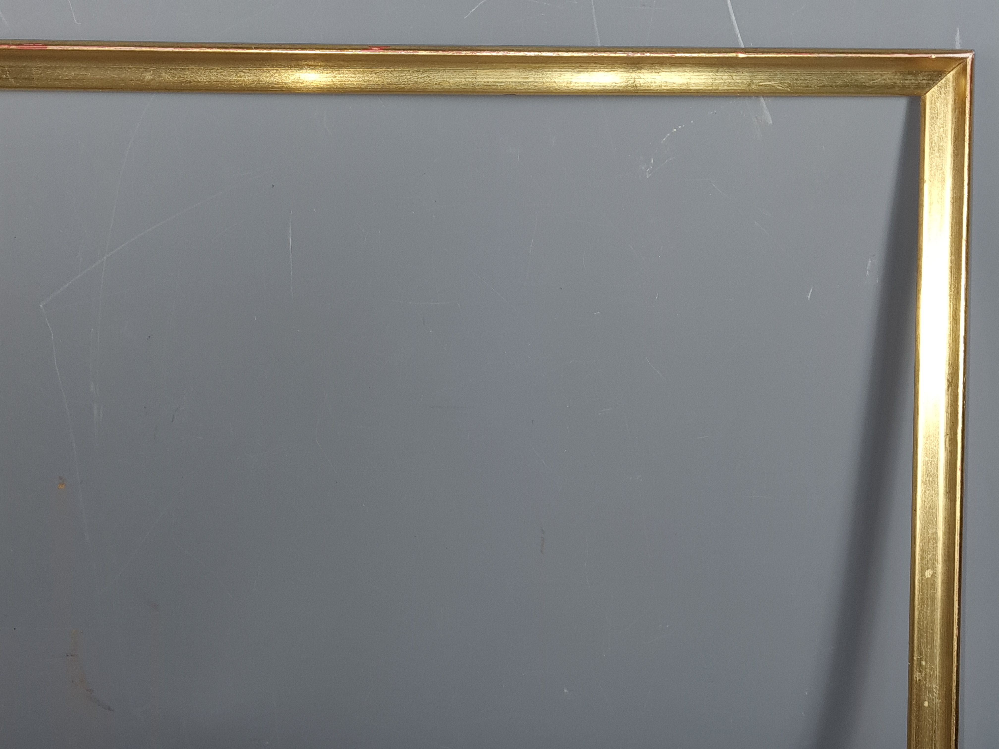 Frame baguette wood gilding gold leaf 56x42 foliage 54x40 cm good used SB