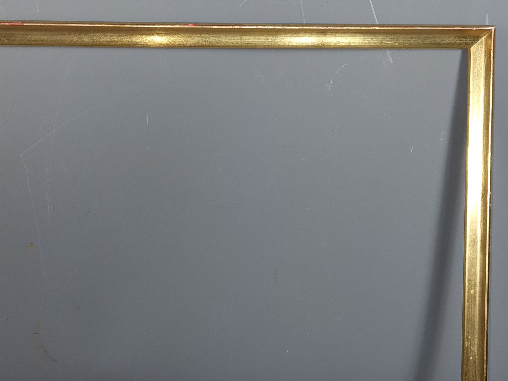 Frame baguette wood gilding gold leaf 56x42 foliage 54x40 cm good used SB
