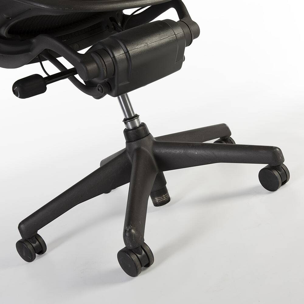 Chaise de bureau noire Herman Miller Original Chadwick & Stumpf Aeron B