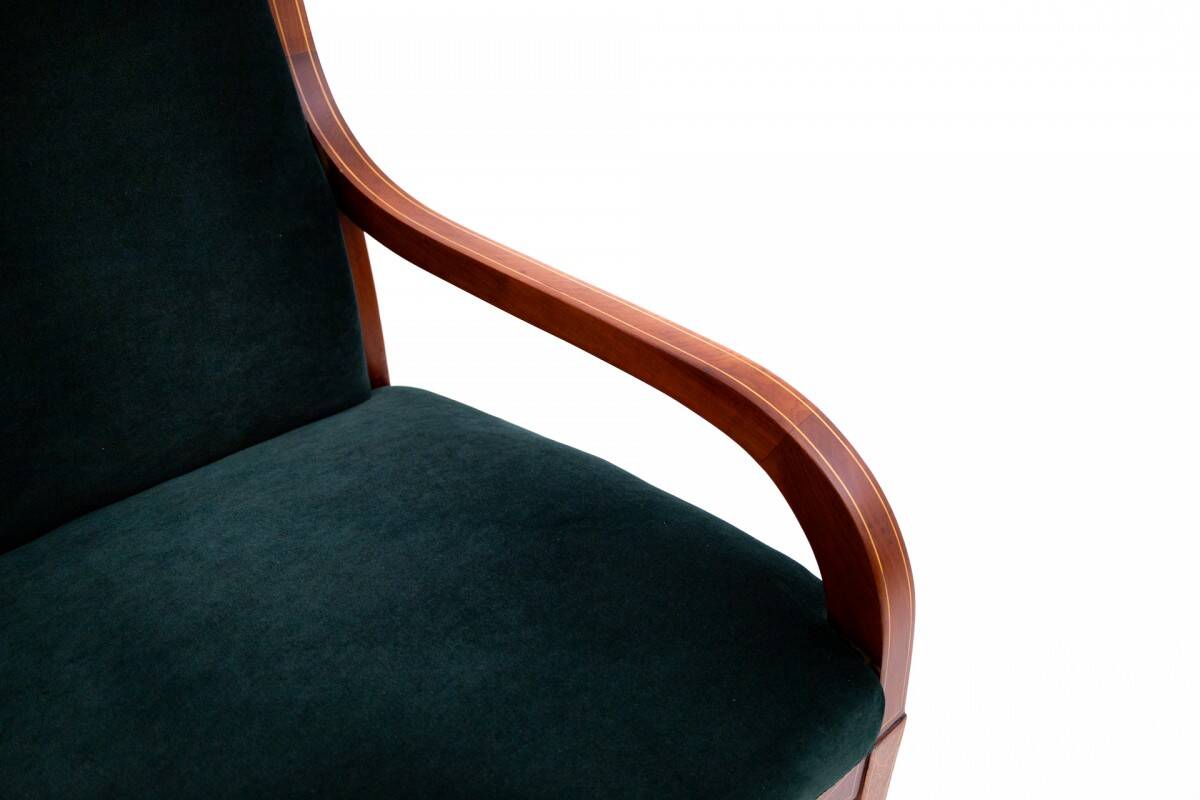 Set of armchairs, Northern Europe, circa 1890.