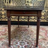 Louis XVI style coffee table in Carrara marble