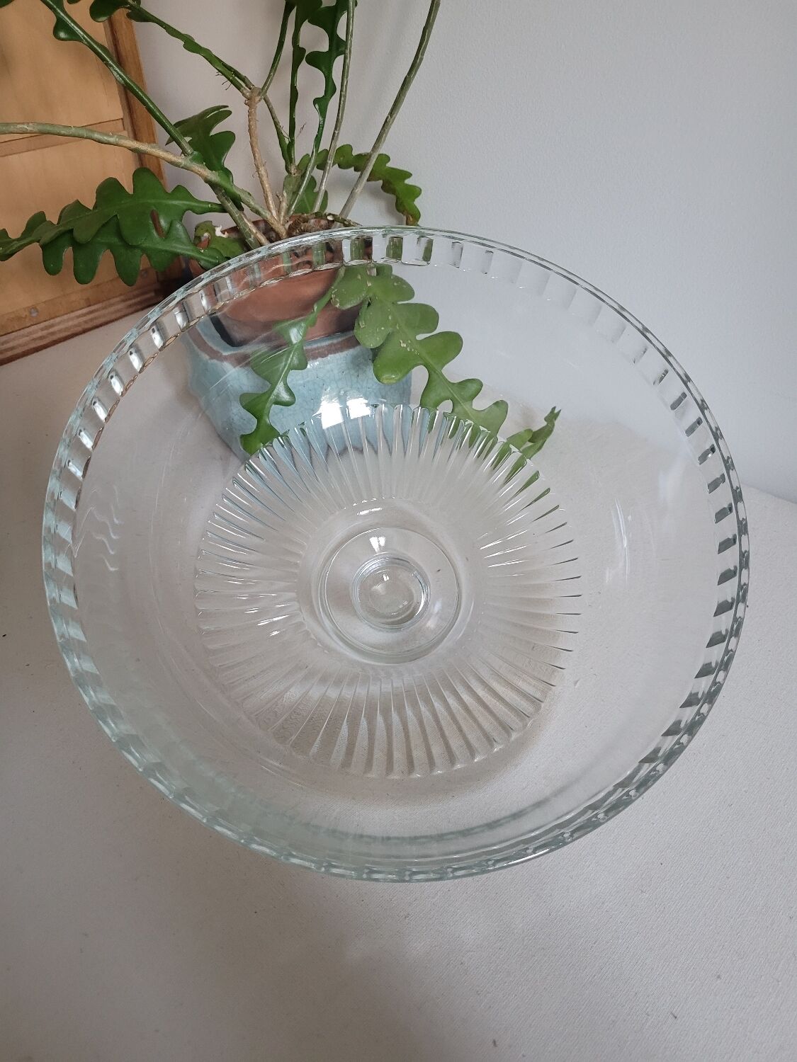 Luminarc glass cake dome