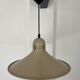 Suspension métal laqué beige clair / blanc