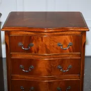 Georgian Style Bedside Tables with Drawers, Set of 2
