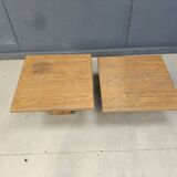 Pair of vintage wooden coffee or side tables, 1960s