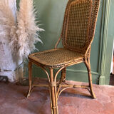 Vintage rattan chair house drucker