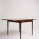 Scandinavian square extendable dining table by Poul Hundevad for Hundevad & Co., 1970s.