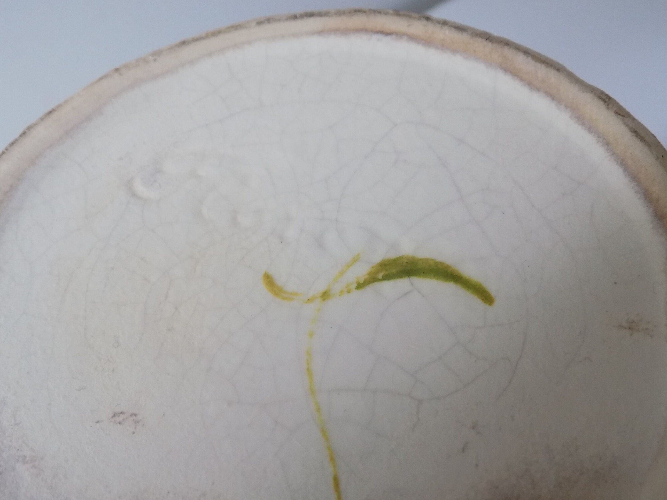 Vintage Puisaye stoneware pitcher