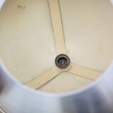 Suspension space age aluminium, lampe de plafond vintage, lampe boule