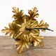 Set of two vintage golden banci firenze flower ceiling lamps small