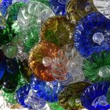 Appliques murales vintage italiennes en verre de Murano, lot de quatre