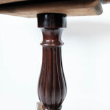 Side table with extensions in mahogany from around the 1890s