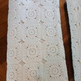 2 antique handmade crochet bedspreads