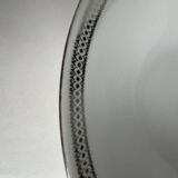 Antique white porcelain salad bowl