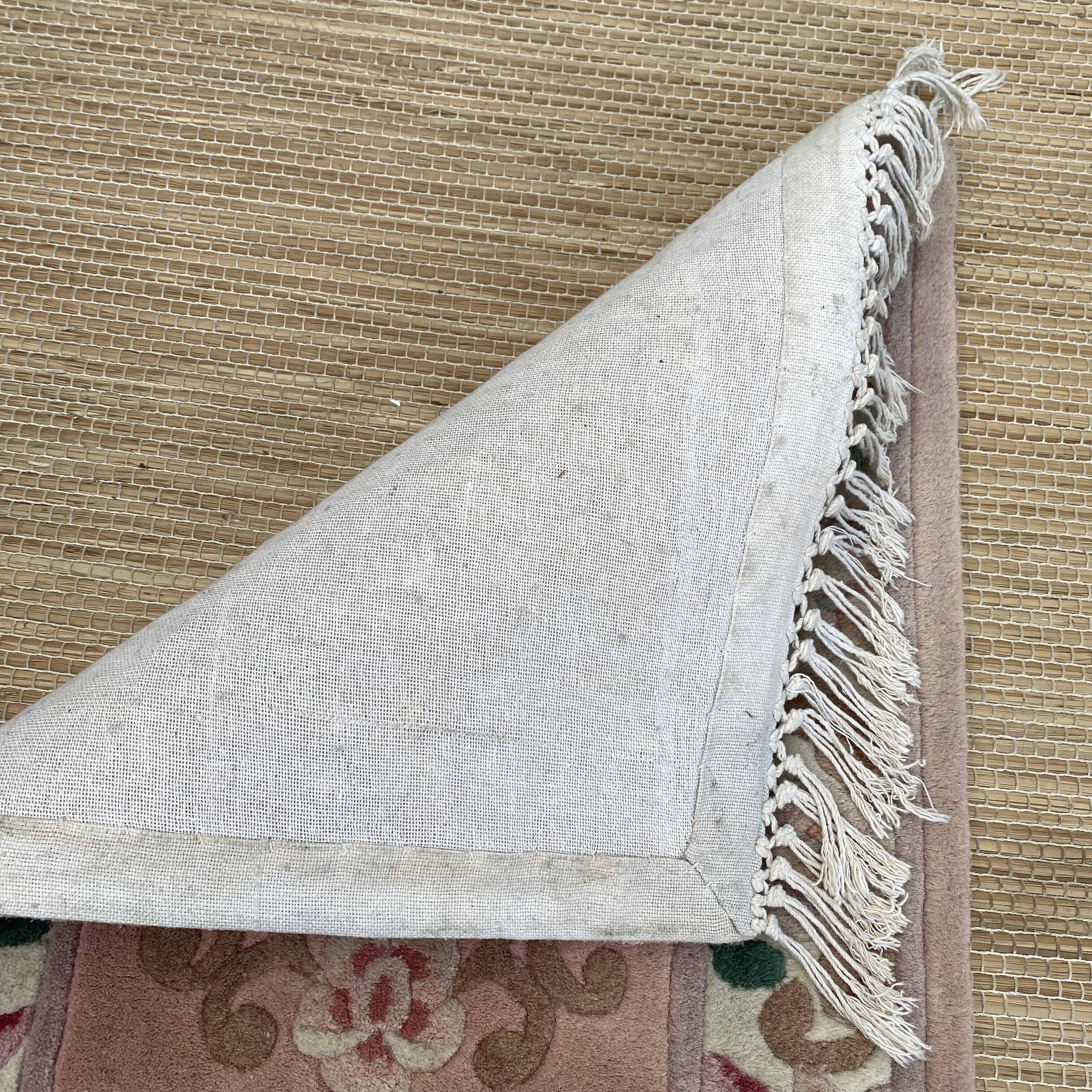 Vintage Chinese wool rug 60X92