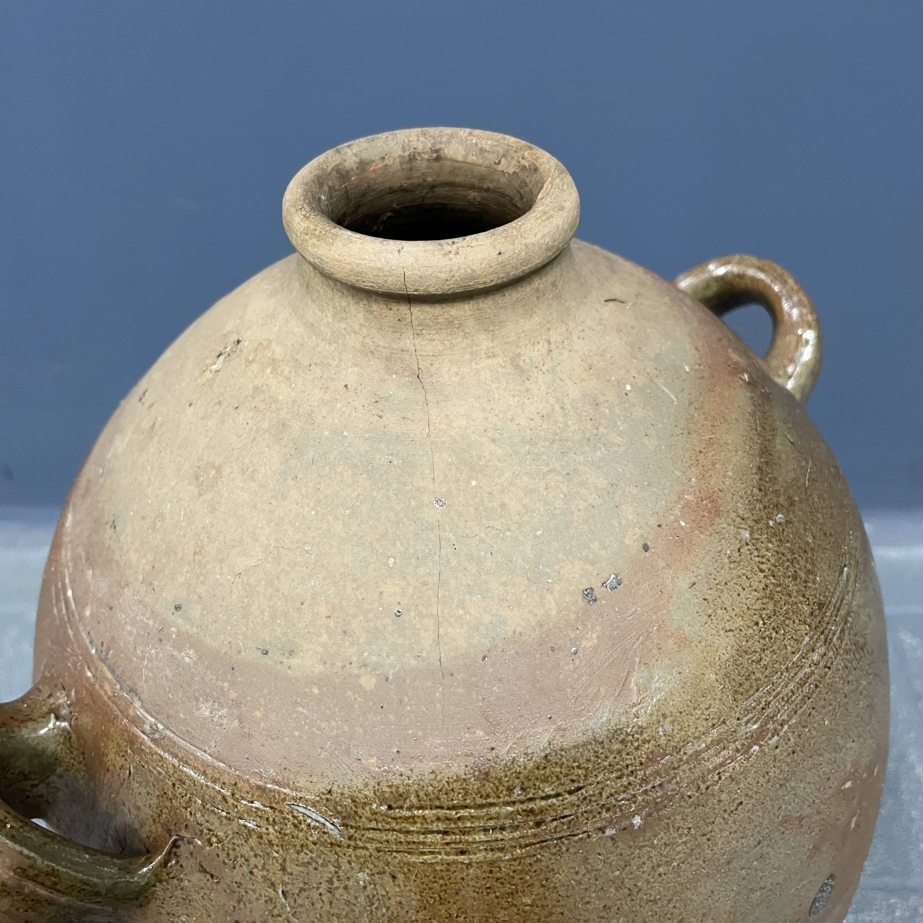 Large antique earthenware jug from Germany 18th century