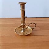 Old Candlestick Mounted Drop Candlestick in Copper or Brass