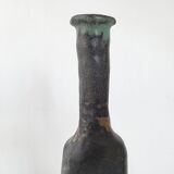 VINTAGE BOTTLE VASE STONEWARE CERAMIC 1960 SIGNED DLG LA BORNE 60S 1960S