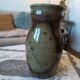 Pyrite stoneware vase, signed Jacques Vilain, La Borne, 1960s-70s.