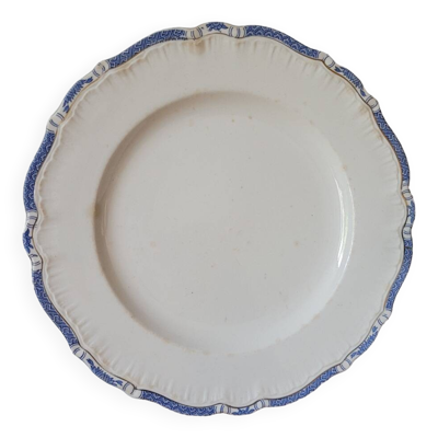 Grande assiette plate de présentation Sarreguemines