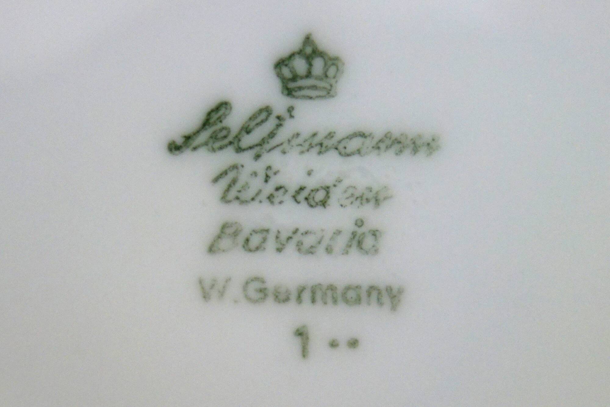 8 Assiettes Creuses Seltmann Weiden West Germany 70's