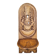 Chaise africaine bois sculpté escamotable