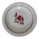 Vintage round hollow dish from Digoin Sarreguemines, Michel model 231109