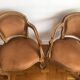 Pair of Louis XV style convertible armchairs