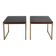 2 tables de chevet