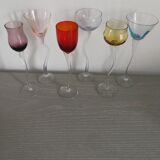 6 Verres à pieds