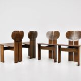 Africa dining chairs by Afra & Tobia Scarpa for Maxalto, 1975, set of 4