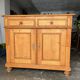 Antique 2-part pine sideboard