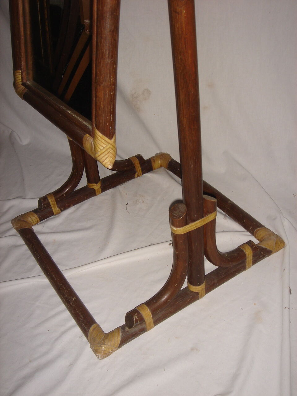 Mirror psyche 1970 rattan/bamboo 170x45cm