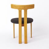 Set of 6 Danish 'T' shaped chairs – 1960s Mid-Century Modern Design