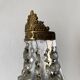 Wall light with pendants and brass hot air balloon
