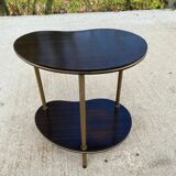 Double-top bedside table in golden rosewood