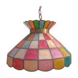 Multicolored mother-of-pearl chandelier