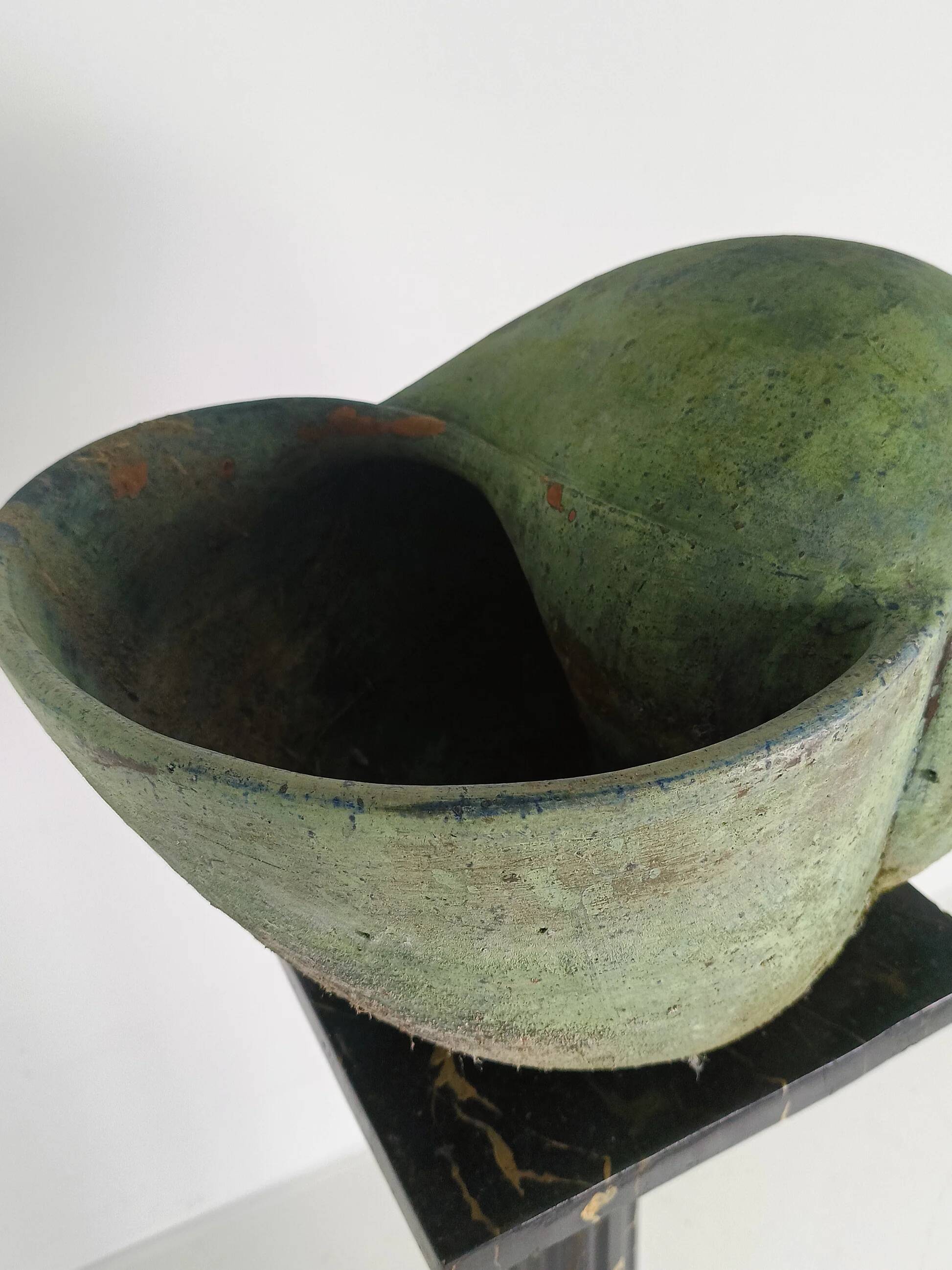 Beautiful terracotta cochlea with amazing patina