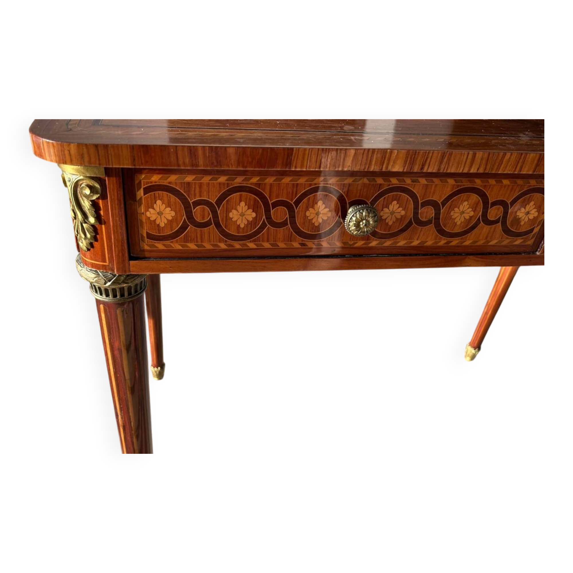 Marquetry table