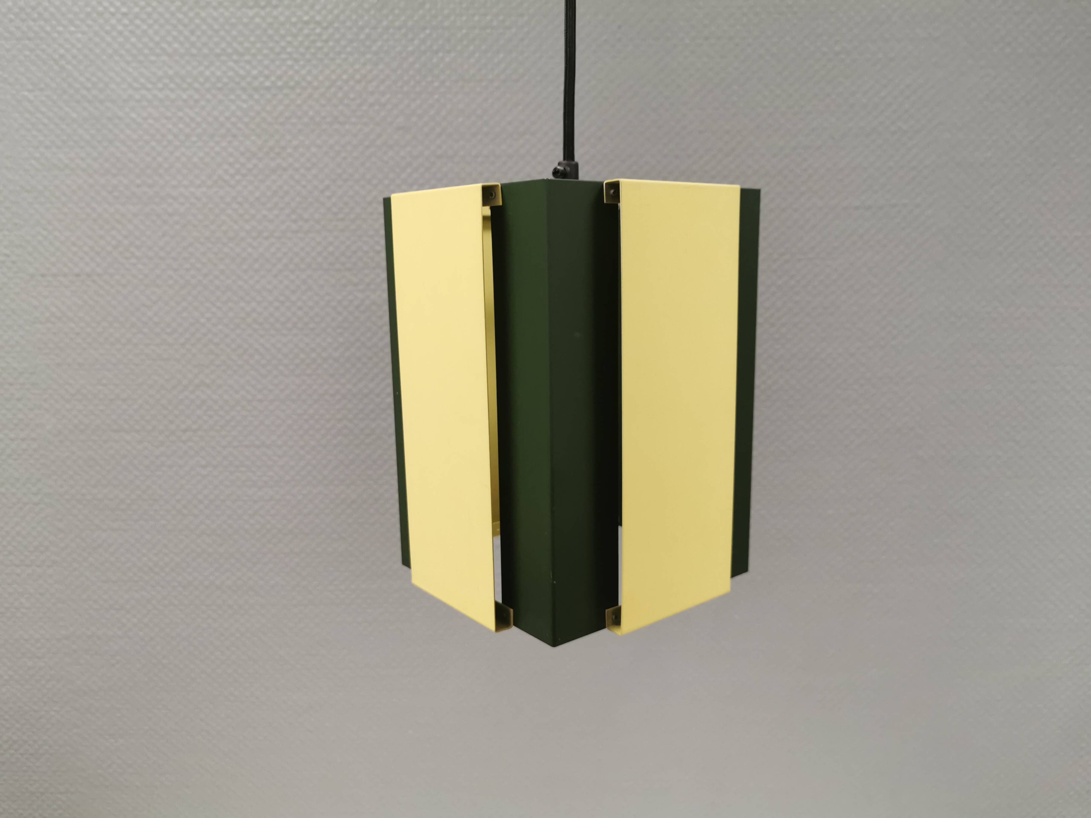 Rare hanging lamp from Nordisk Solar Denmark 1970s.