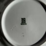 Set of 6 vintage dessert plates made in Poland with a plant motif.