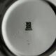 Set of 6 vintage dessert plates made in Poland with a plant motif.
