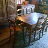 Bresse farmhouse table in walnut