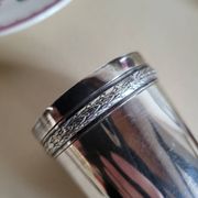 Silver-plated metal timbale by RAVINET d'ENFERT