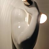 Dumbbell wall light by JC Peiré 1980s