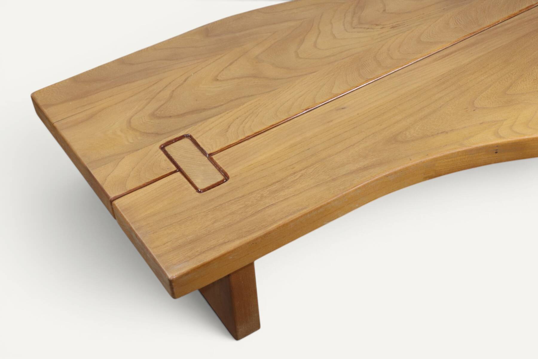 Regain coffee table in solid elm - 1970s