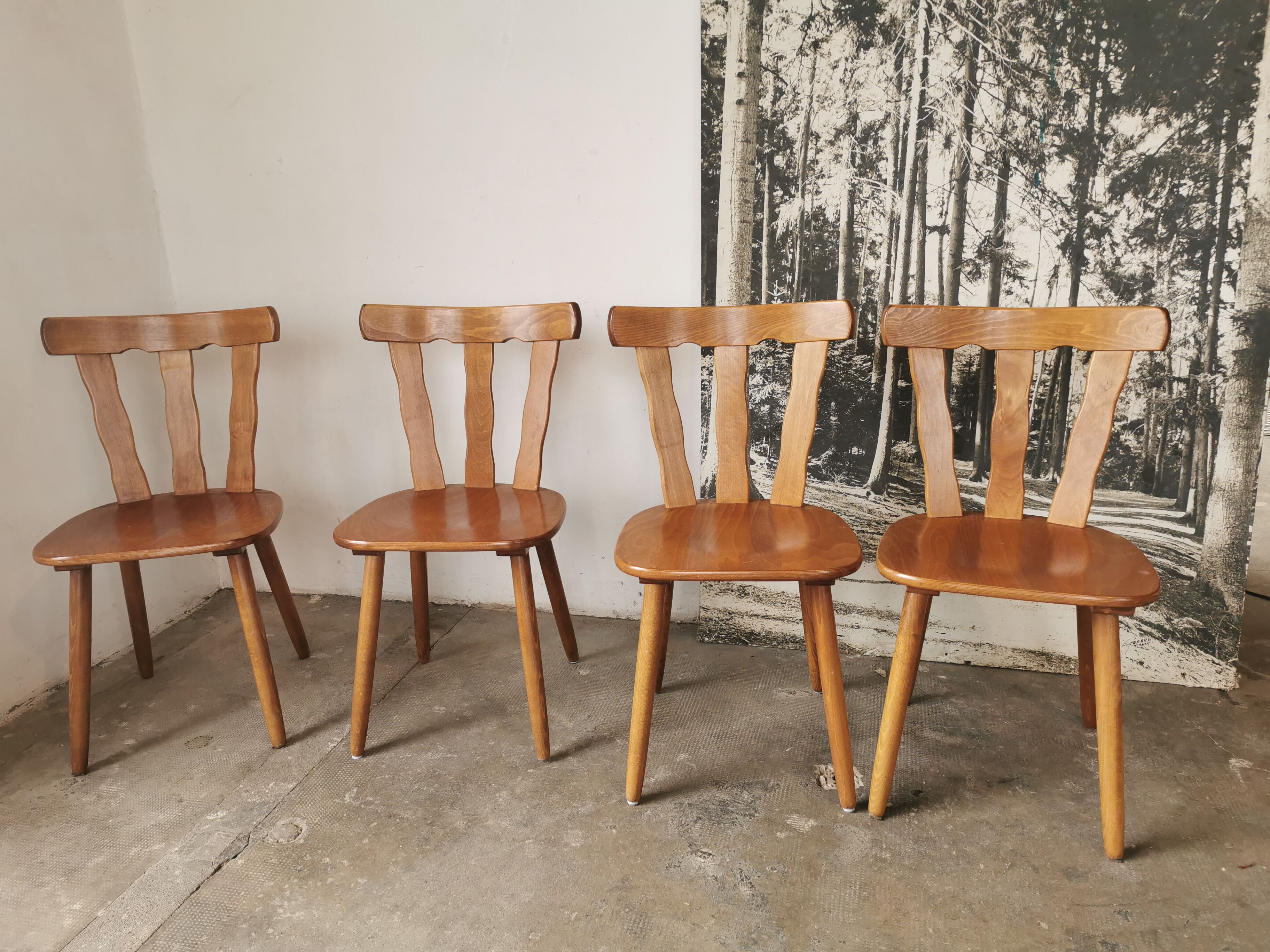 Set de 4 chaises bistrot