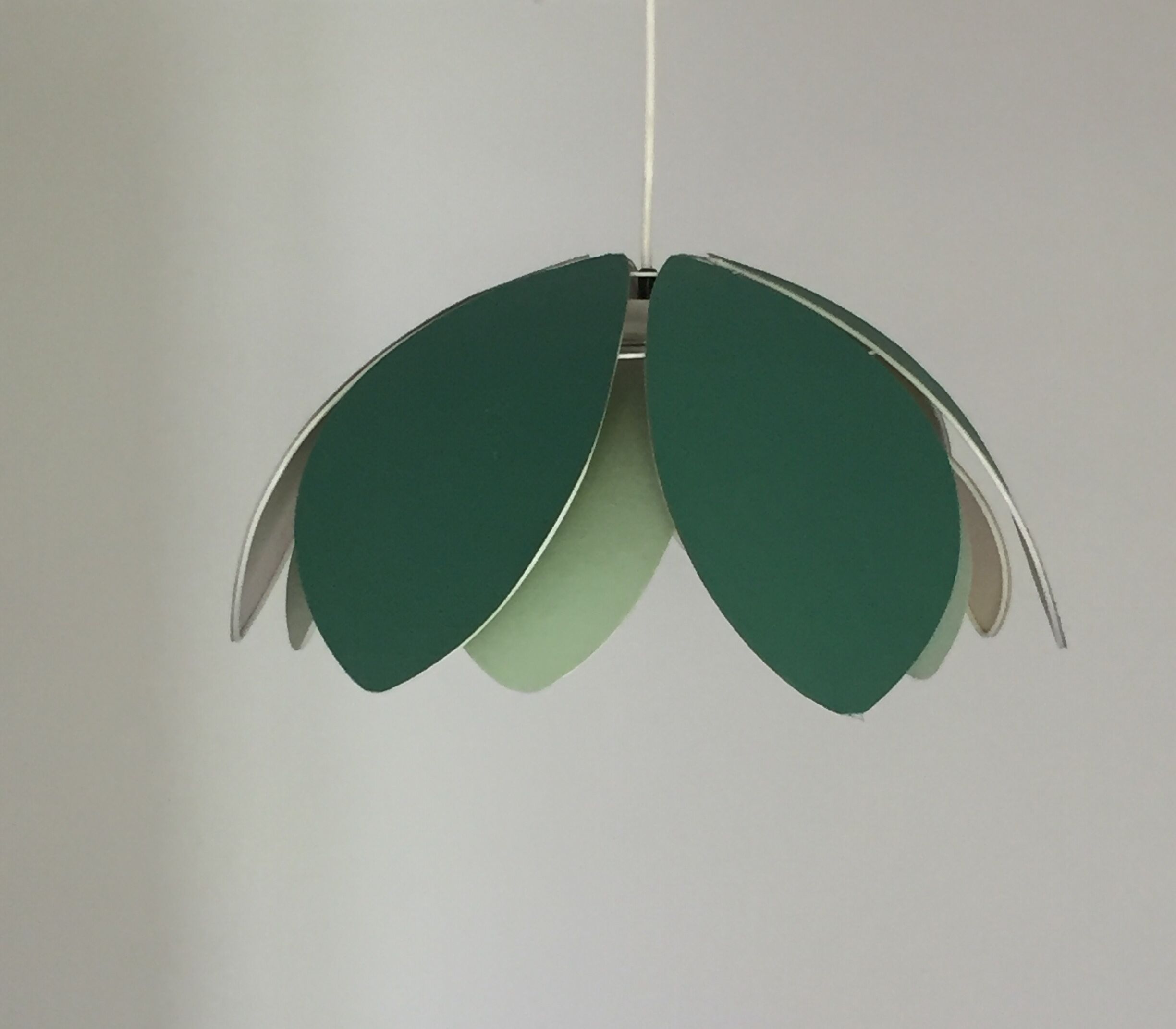 Vintage lotus flower suspension 1970s