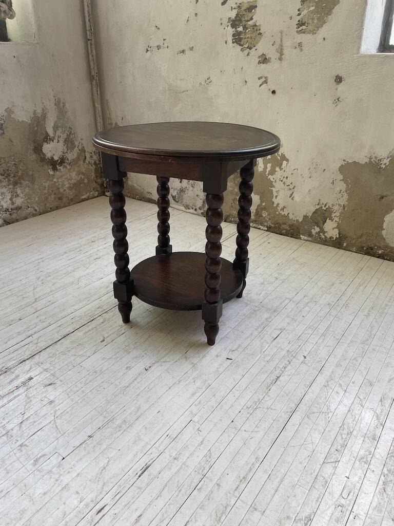 Table d’appoint brutaliste style Dudouyt